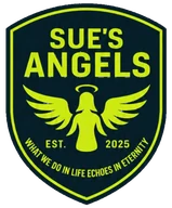 Sue's Angels FC club crest